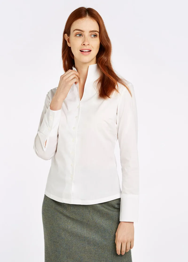 Dubarry Ladies Snowdrop Shirt in White-1